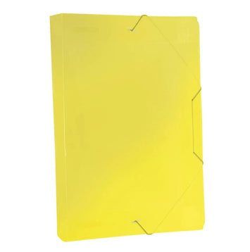 Pasta com elástico 40mm Oficio - Amarela