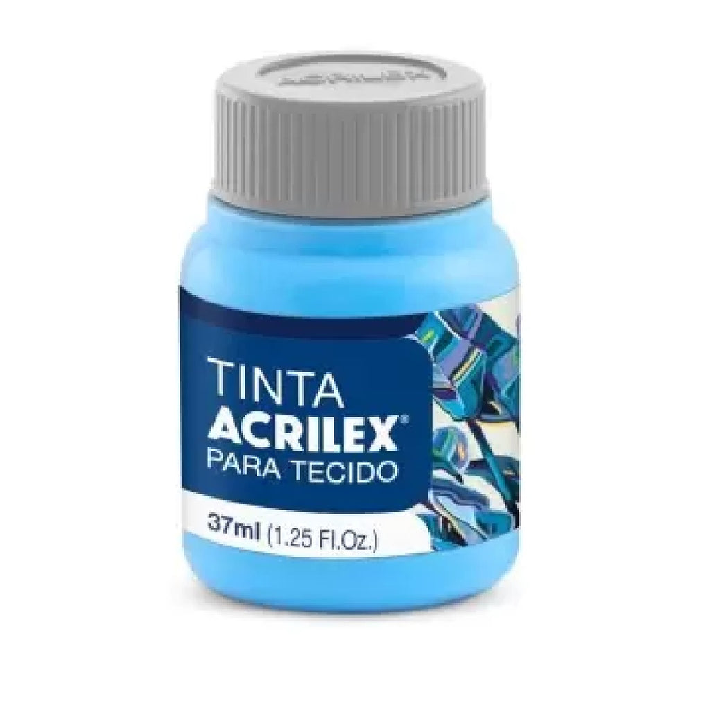 Tinta Tecido Fosca 37 ml  - Azul Mar