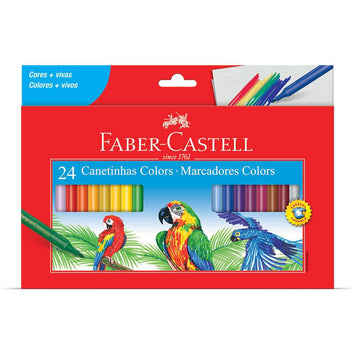 Canetinhas 24 Cores - Faber Castel
