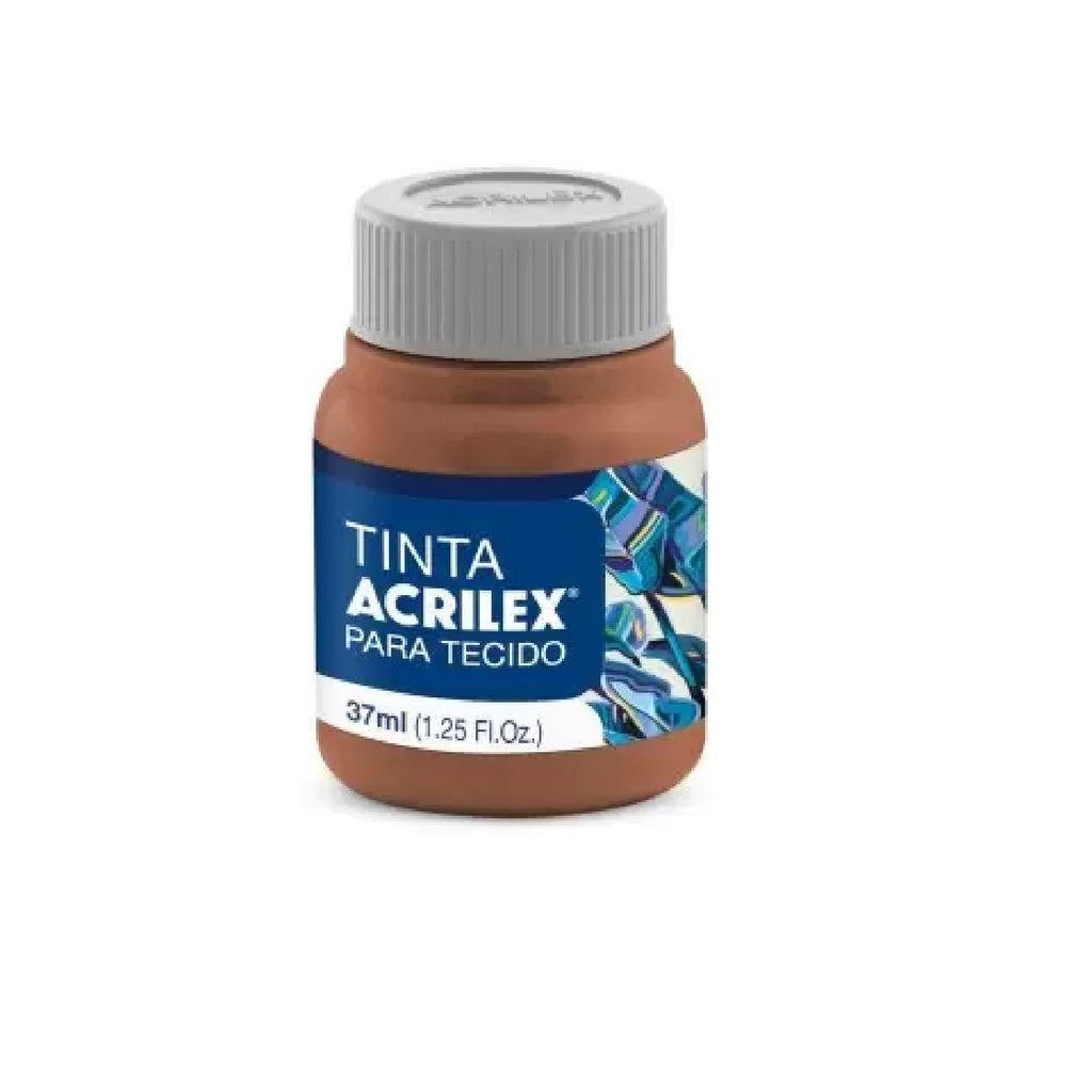 Tinta Tecido Fosca 37 ml  -  Marrom Café