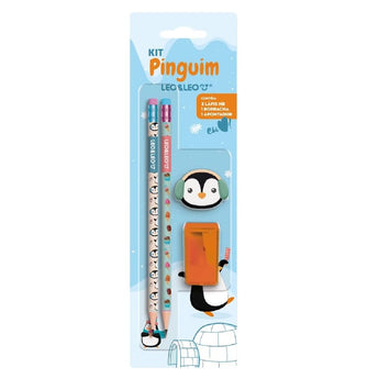 Kit Lápis Pinguim