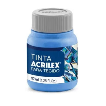 Tinta Tecido Fosca 37 ml  -  Azul Caribe