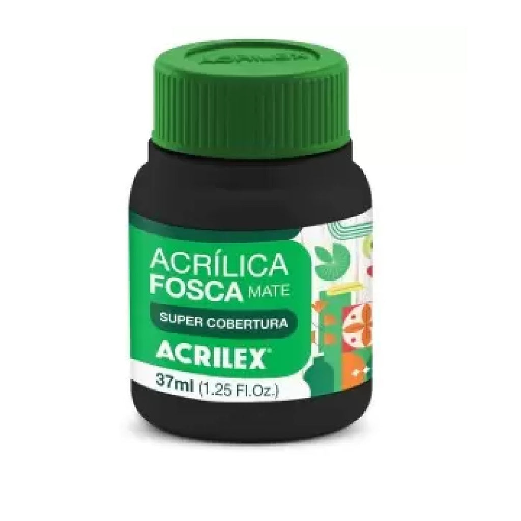 Tinta Acrílica Fosca 37 ml - Preto