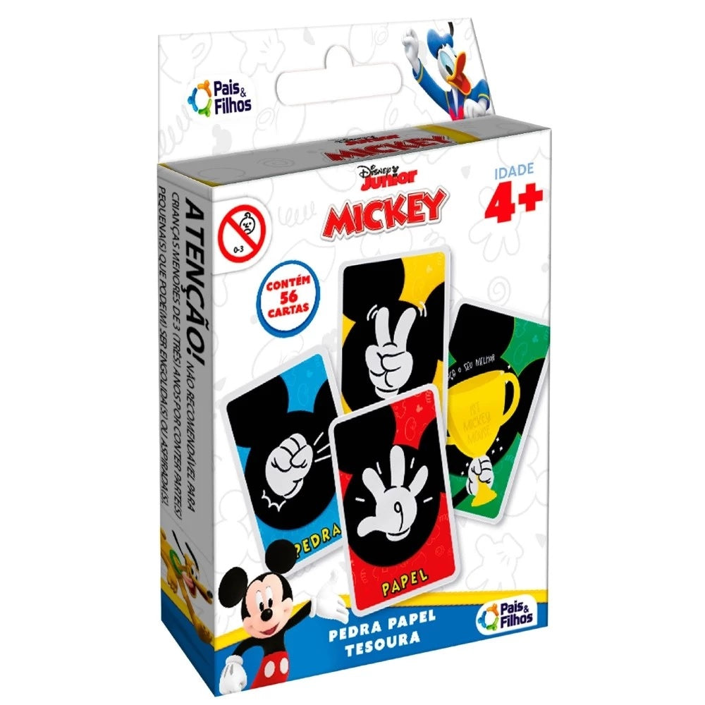 Jogo Mickey Pedra, Papel e Tesoura - Pais & Filhos