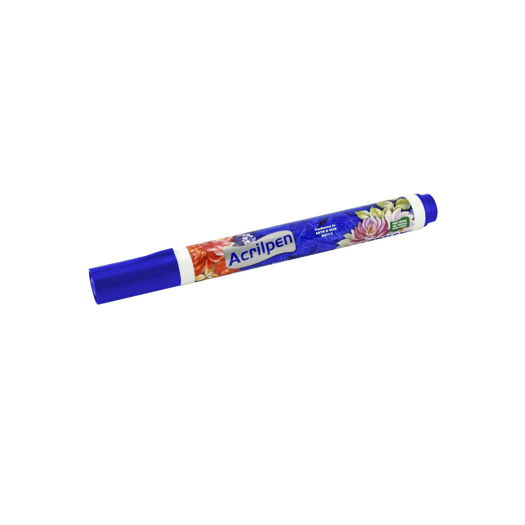 Acrilpen - Caneta para Tecido - Azul Turquesa