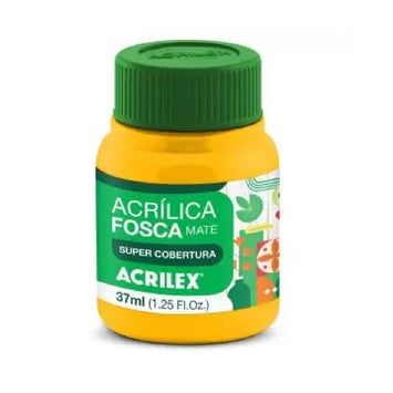 Tinta Acrílica Fosca 37 ml - Amarelo Ouro