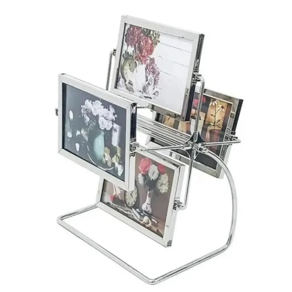 Porta Retrato De Alumínio P/8 Fotos