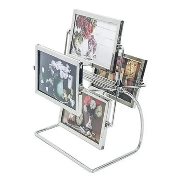 Porta Retrato De Alumínio P/8 Fotos