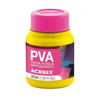 Tinta PVA 37ml - Amarelo Limão