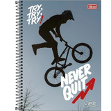 Caderno 16 matérias Vibe Masc - Tilibra