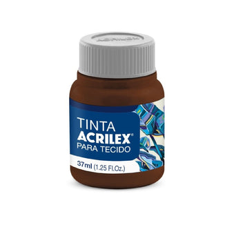 Tinta Tecido Fosca 37 ml  -  Marrom