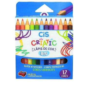 Lapis De Cor Big C/12 Cores CIS Criatic
