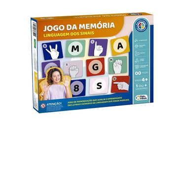 Brinquedo Jogo Da Memória Língua Dos Sinais - Pais & Filhos