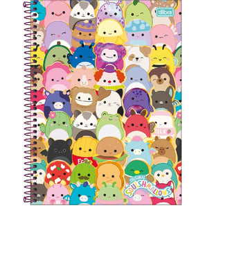 Caderno Squishmallows 1 Matéria 80 Folhas - Tilibra