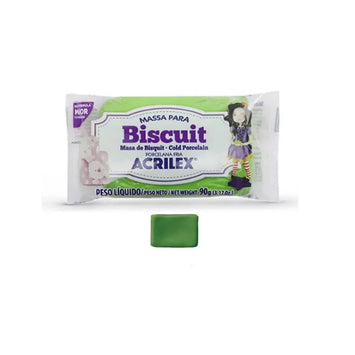 Massa para Biscuit 90g - Verde Musgo