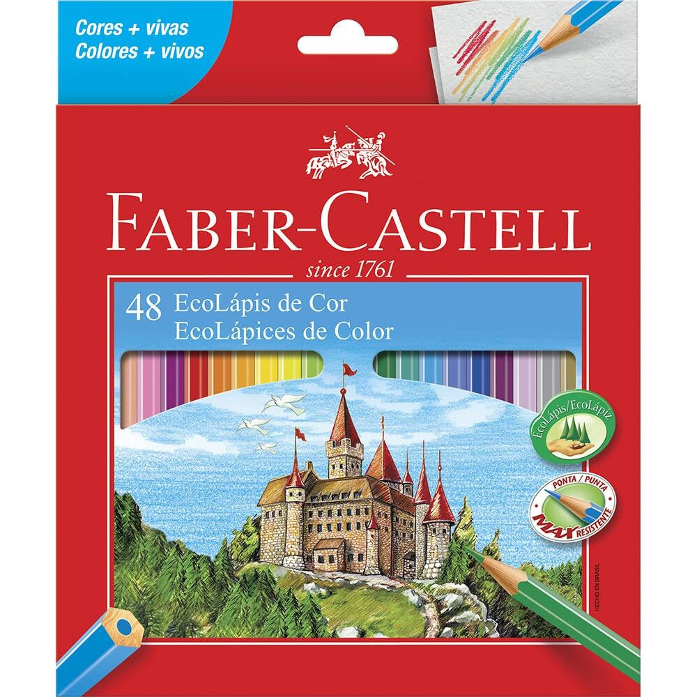 Lápis De Cor 48 Cores - Faber Castel