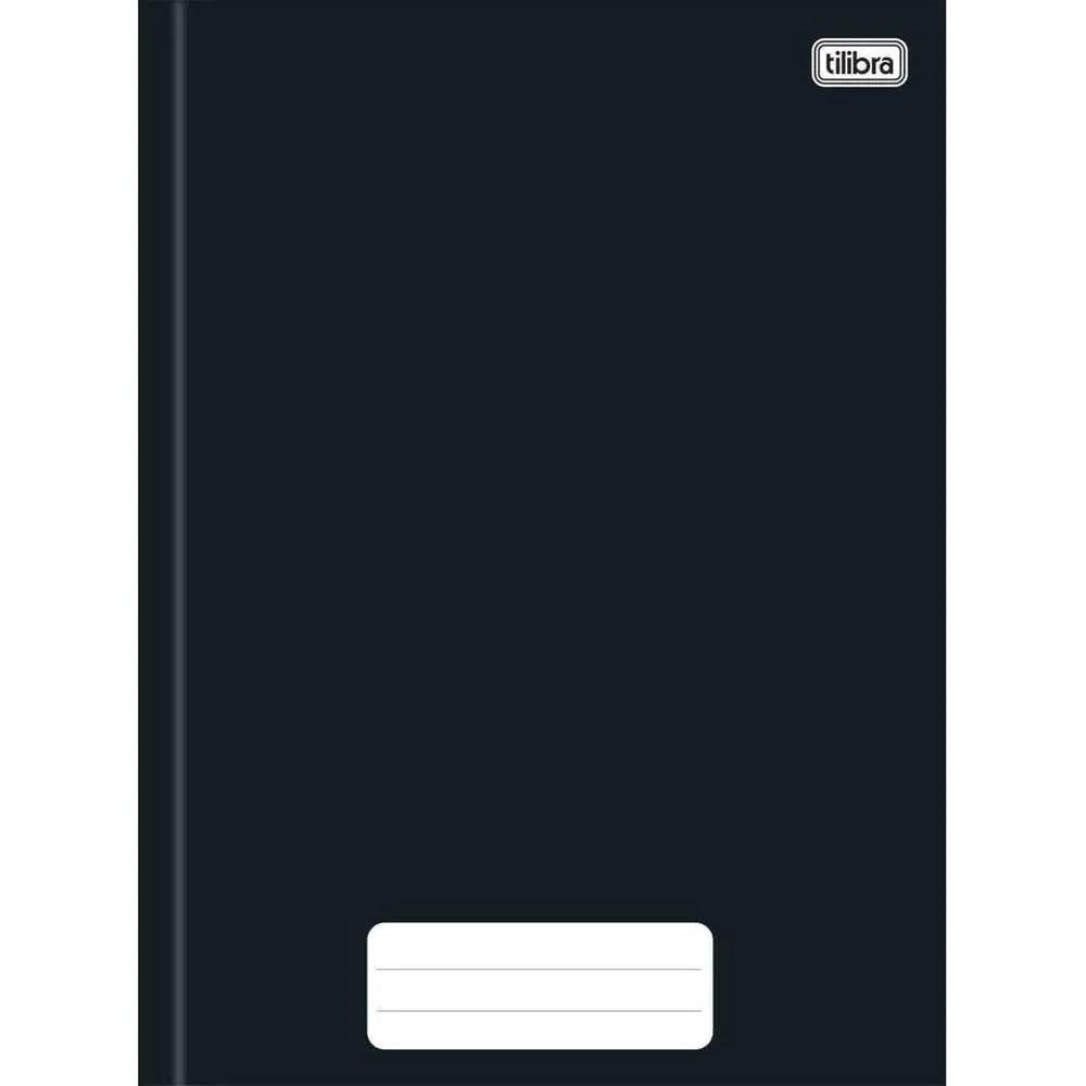 Caderno Brochura Univeristário 80 fls - Preto