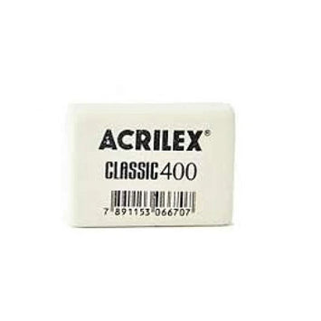 Borracha macia branca - Classic 400 - Acrilex
