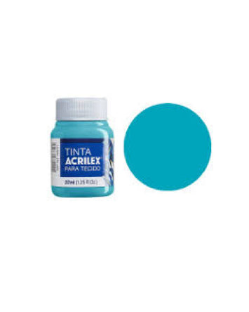Tinta Tecido Fosca 37 ml  - Acqua Marina