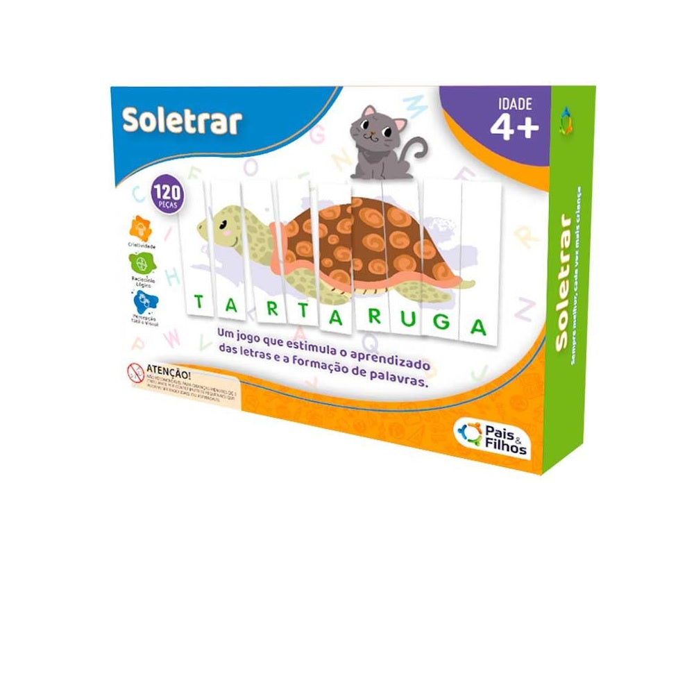 Brinquedo Educativo Soletrar - Pais & Filhos
