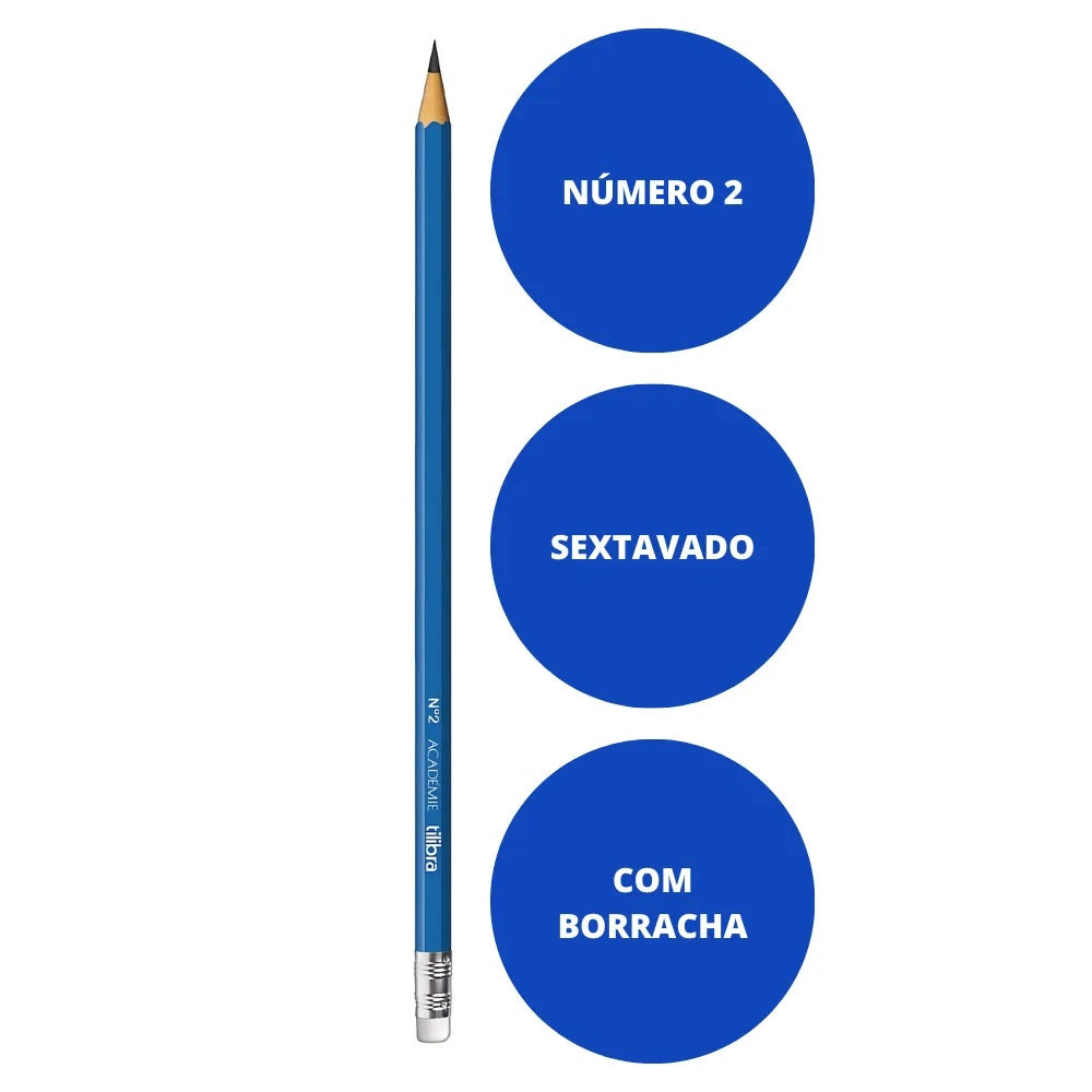 Lápis Preto N2 Académie -Tilibra