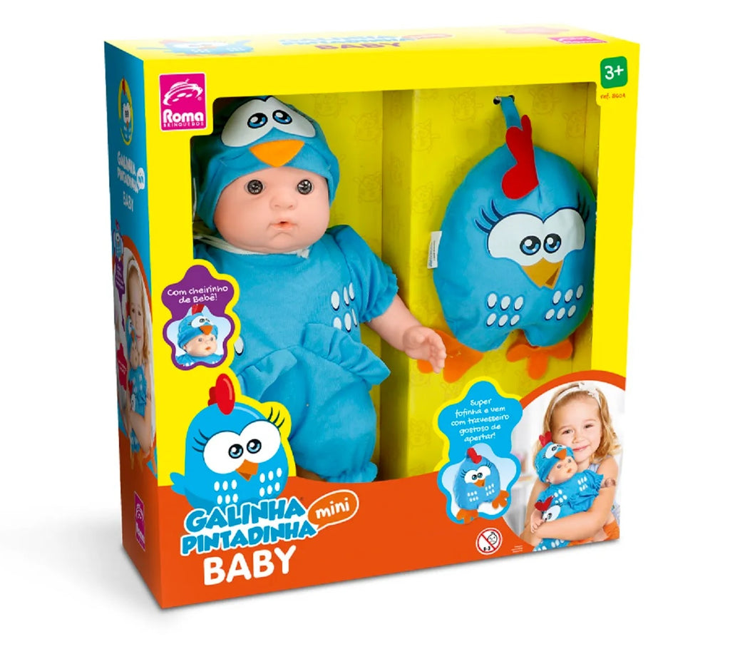 Boneca Mini Galinha Pintadinha Baby