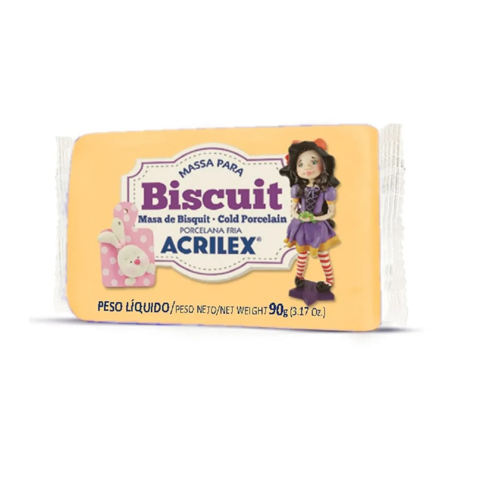 Massa para Biscuit 90g - Pêssego
