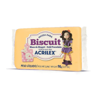 Massa para Biscuit 90g - Pêssego