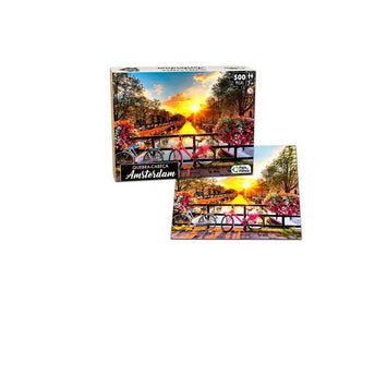 Quebra-Cabeça Amsterdam C/500 Peças - Pais & Filhos