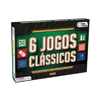 Brinquedo 6 Jogos Clássicos - Pais & Filhos