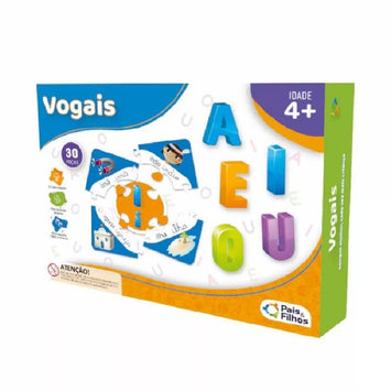 Brinquedo Educativo Vogais - Pais & Filhos