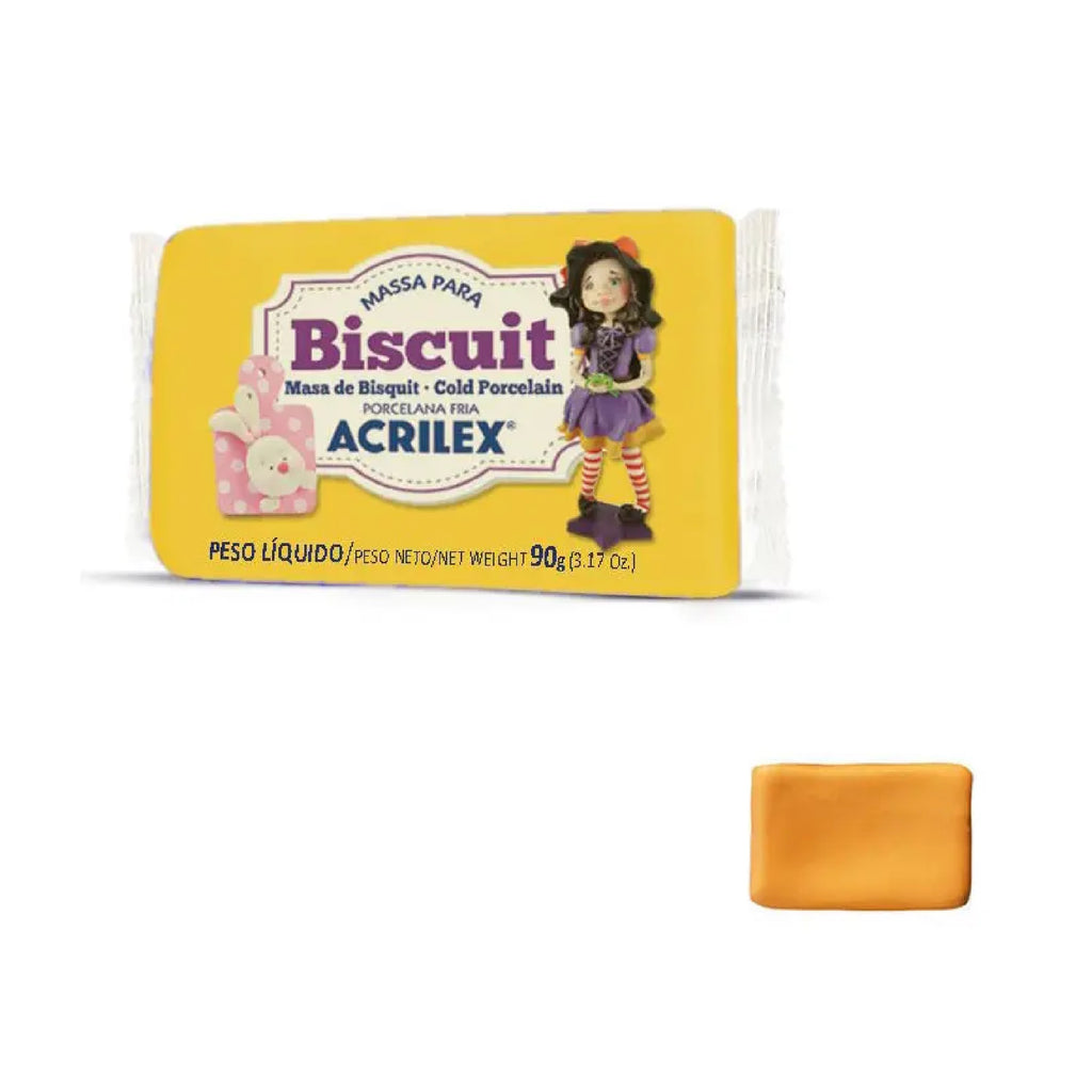 Massa para Biscuit 90g - Amarelo Cadmio
