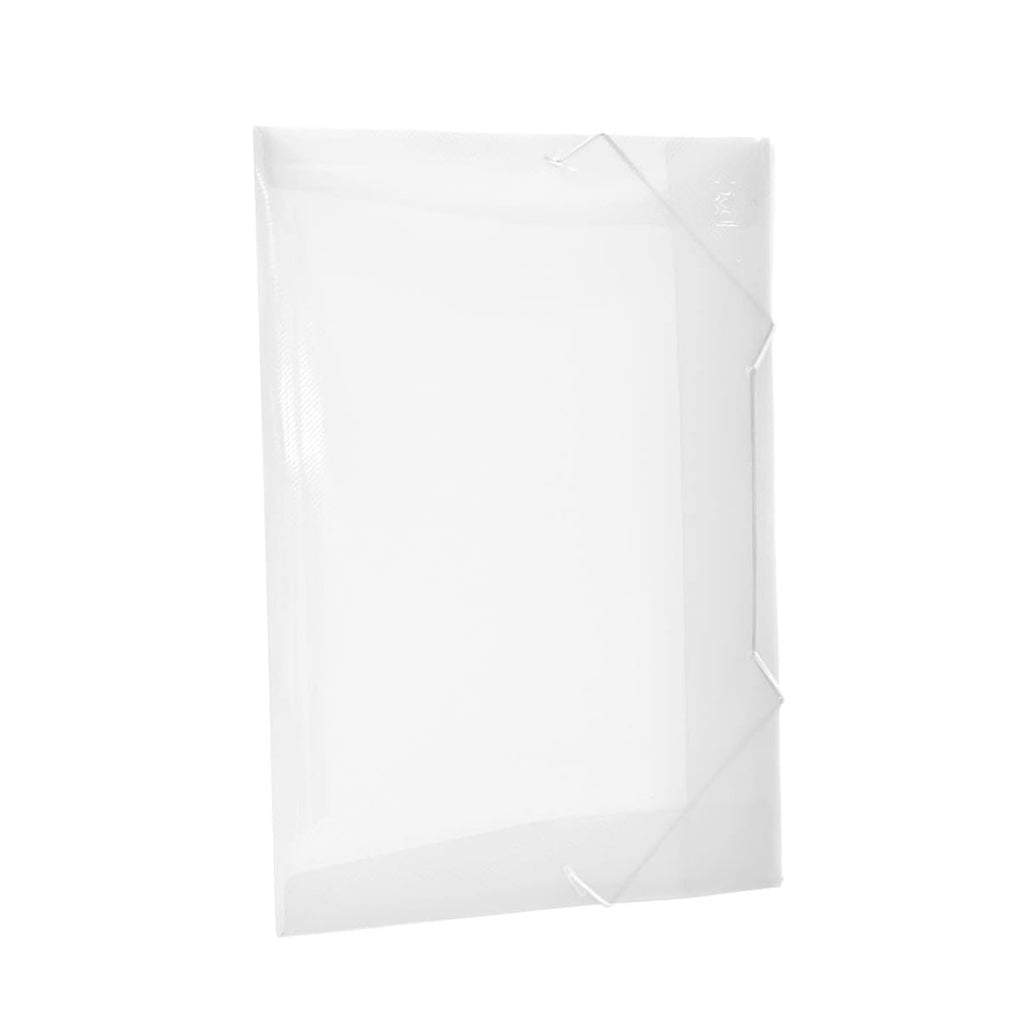 Pasta com Elástico Ofício Fininha - Cristal