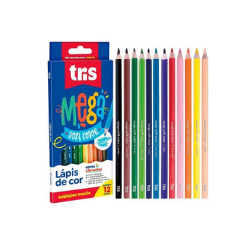 Lapis de Cor 12 cores Mega Soft Color
