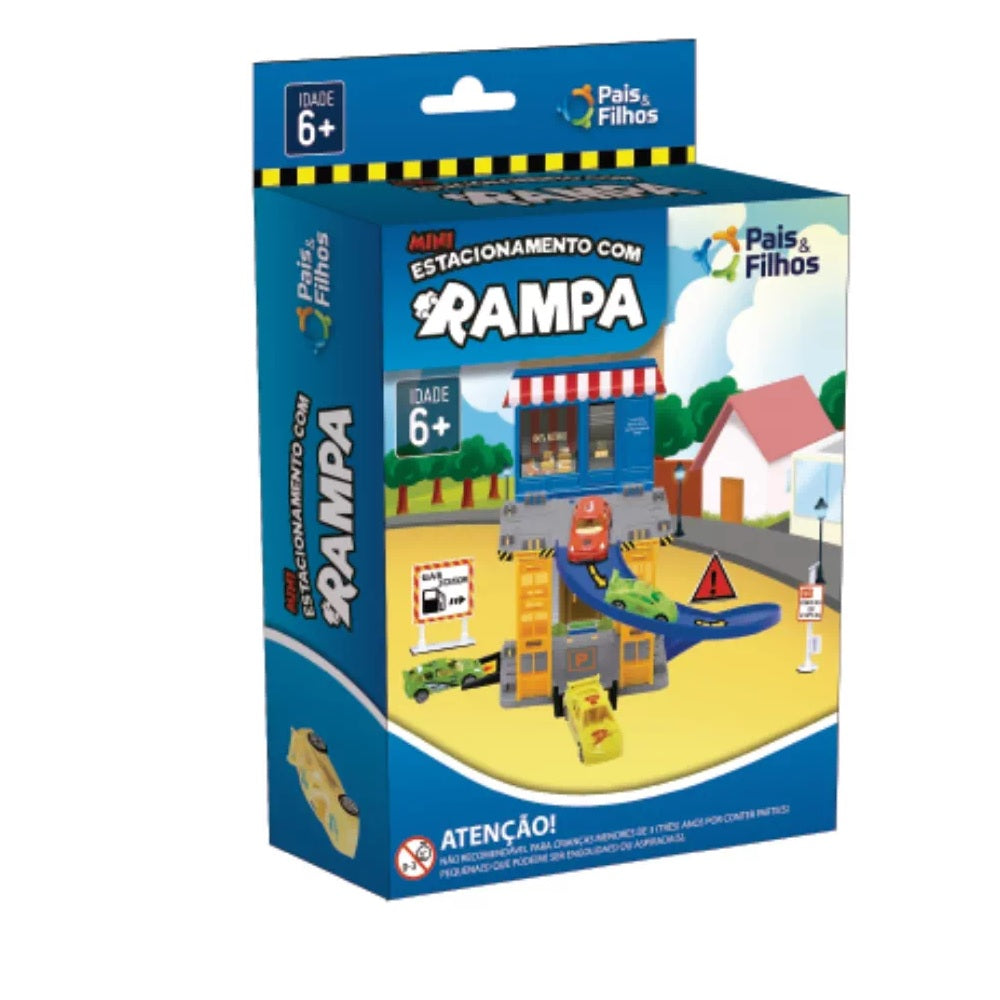 Brinquedo Mini Estacionamento Com Rampa - Pais & Filhos
