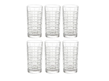 Conjunto De Copos Topázio 380ml C/6 - Ke Home