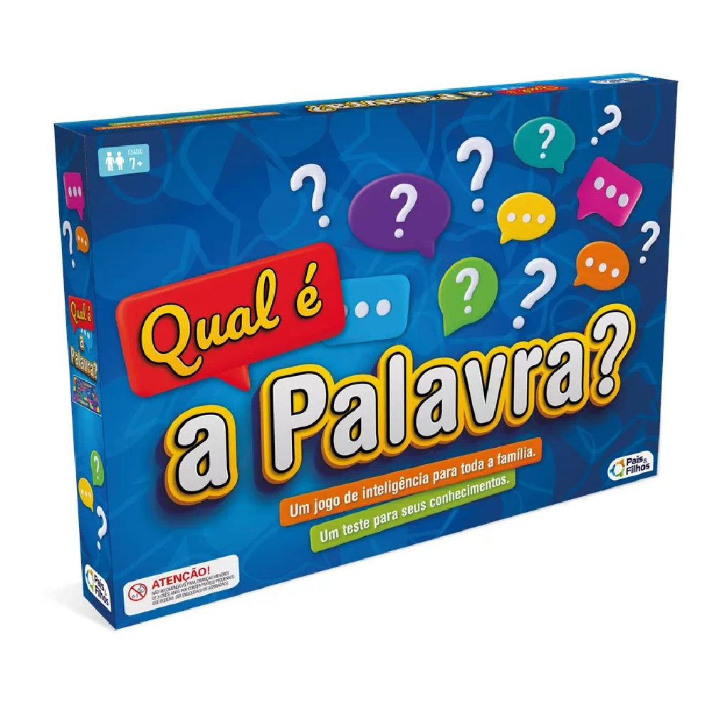 Brinquedo Jogo Qual É a Palavra? - Pais & Filhos