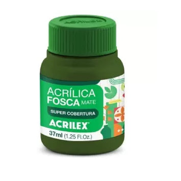Tinta Acrílica Fosca 37 ml - Verde Musgo