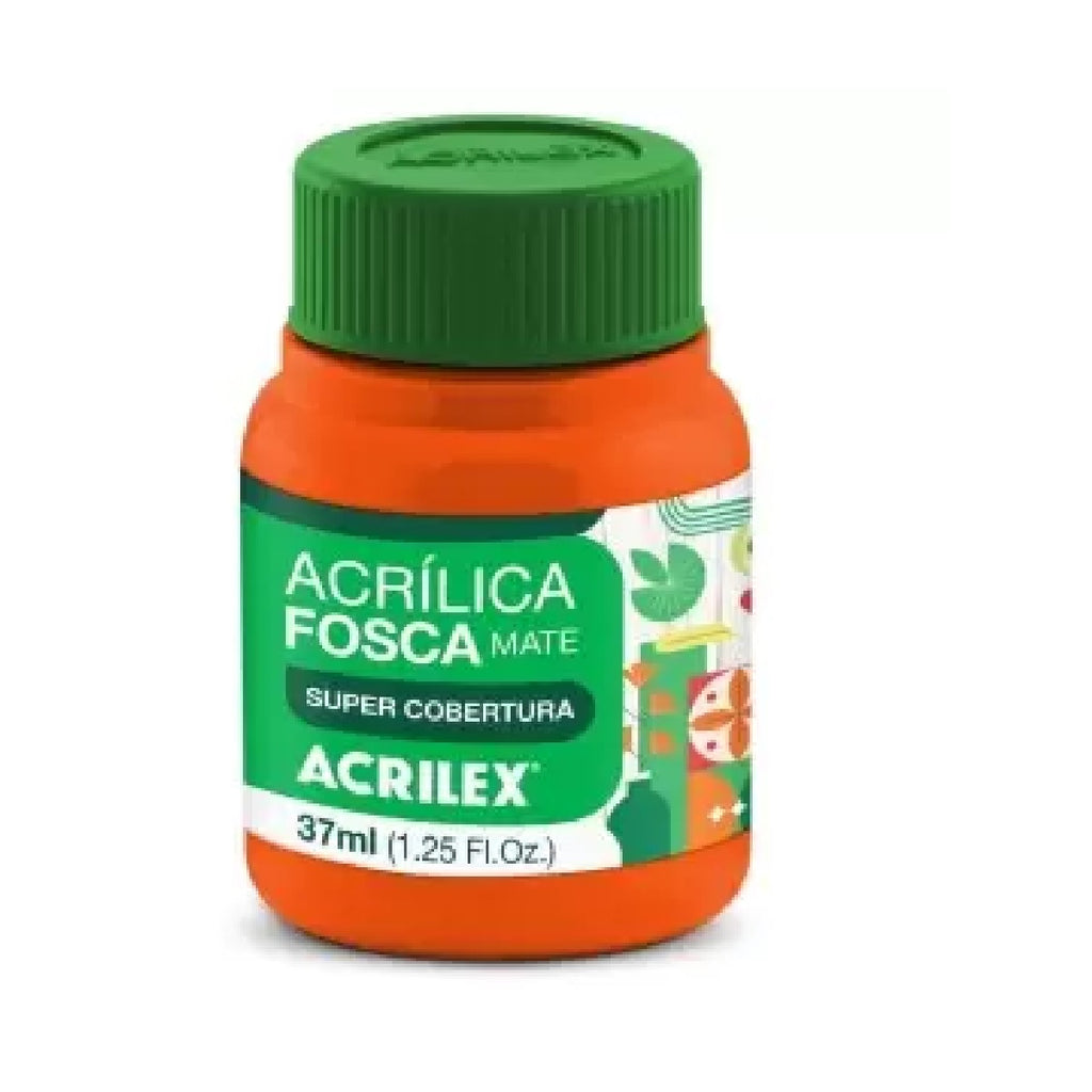 Tinta Acrílica Fosca 37 ml - Laranja