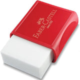 Borracha com cinta plástica Branca  - Faber-Castell