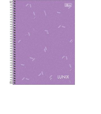 Caderno Lunix 1 Matéria 80 Folhas - Tlibra