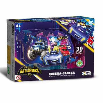 Brinquedo Quebra-Cabeça Batwheels C/30 Peças - Pais & Filhos