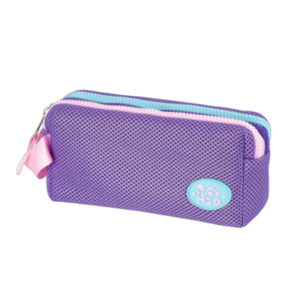 Estojo triplo Mesh - Lilas