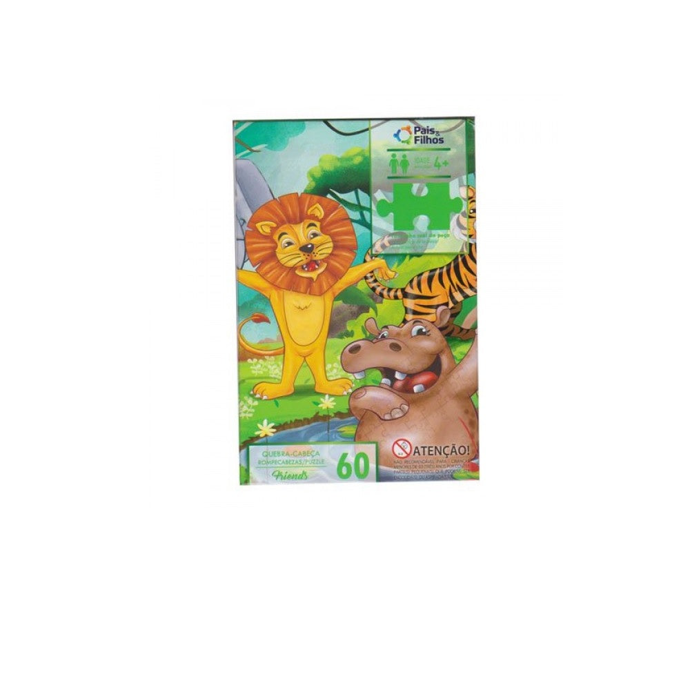 Brinquedo Quebra-Cabeça Friends C/60 Peças - Pais & Filhos