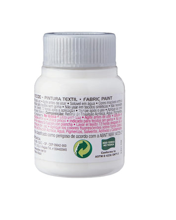 Tinta Tecido Fosca 37 ml  - Incolor/ Clareador 500