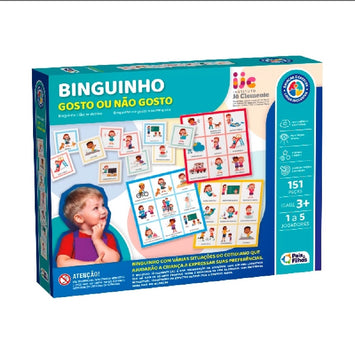 Brinquedo Jogo Binguinho Gosto Ou Não Gosto - Pais & Filhos