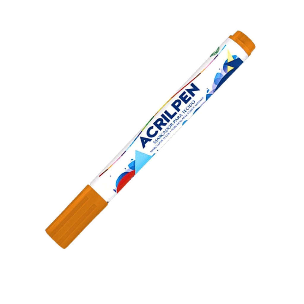 Acrilpen - Caneta para Tecido -  Laranja
