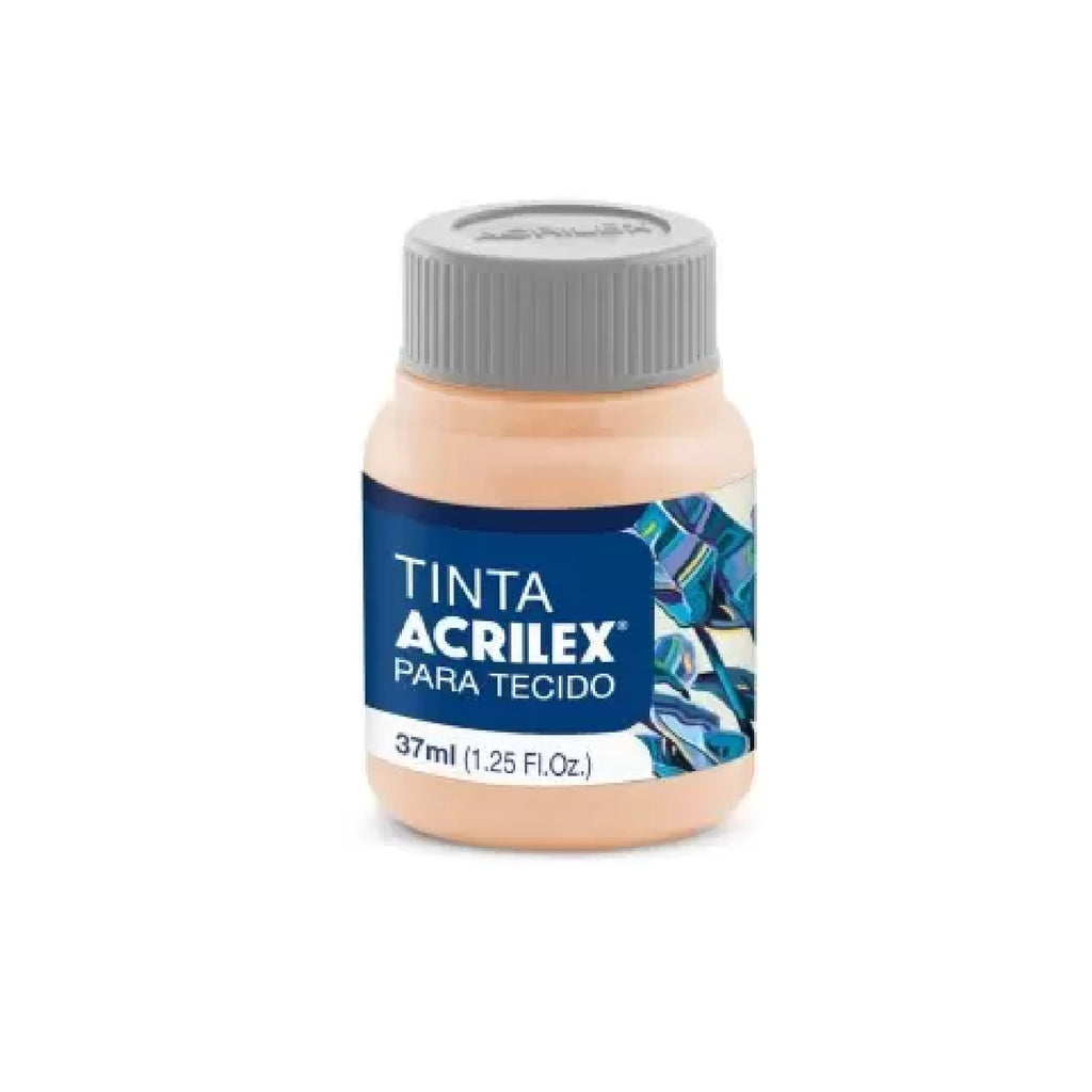 Tinta Tecido Fosca 37 ml  -  Salmão Bebê
